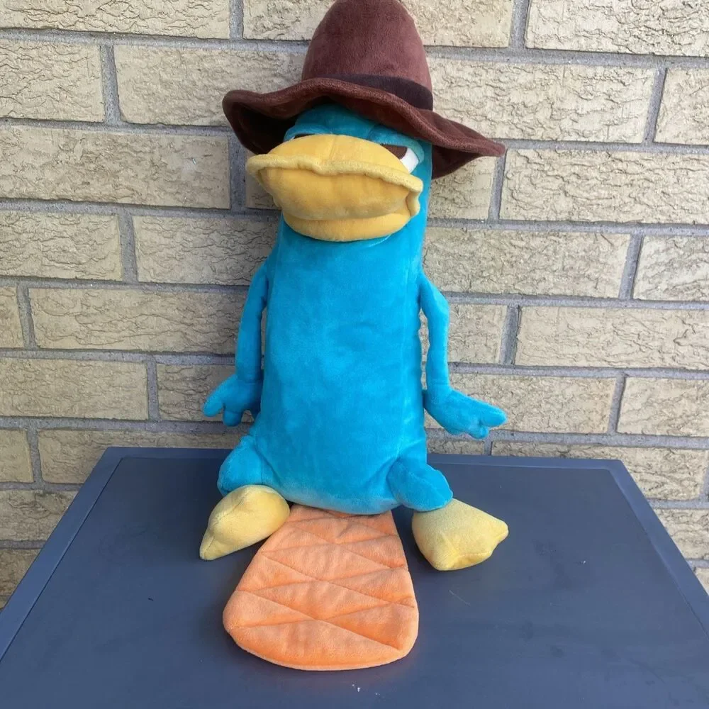 Disney Store Secret Agent Perry Phineas & Ferb's The Platypus Plush Large 16